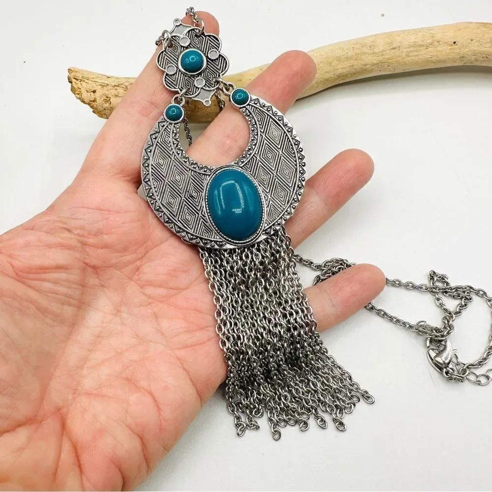 Lia Sophia Moonlight Trail Long Boho Necklace